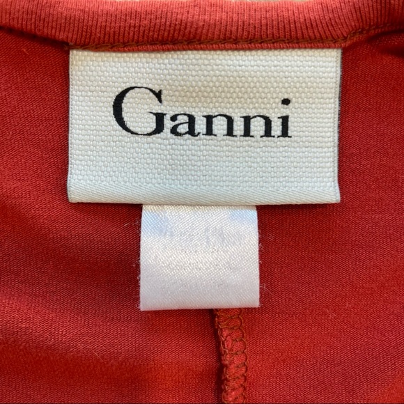 Ganni Wrap Knot Mini dress size Small - Picture 5 of 6